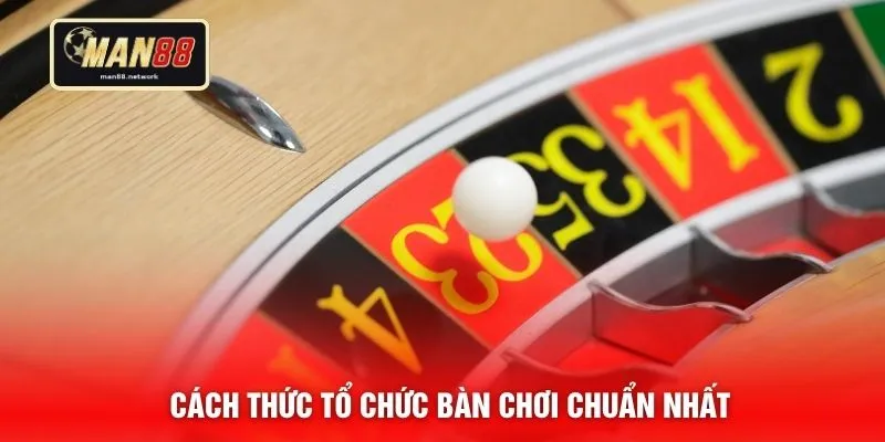 Cách thức tổ chức bàn chơi chuẩn nhất