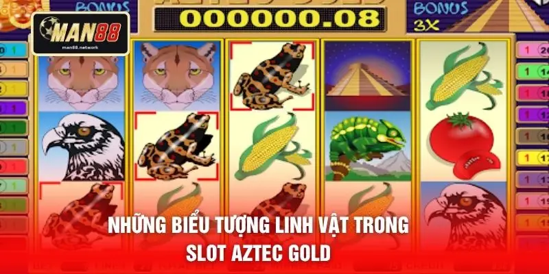 Những biểu tượng linh vật trong Slot Aztec Gold